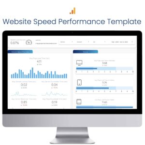 Site Speed Performance Template - Data Bloo