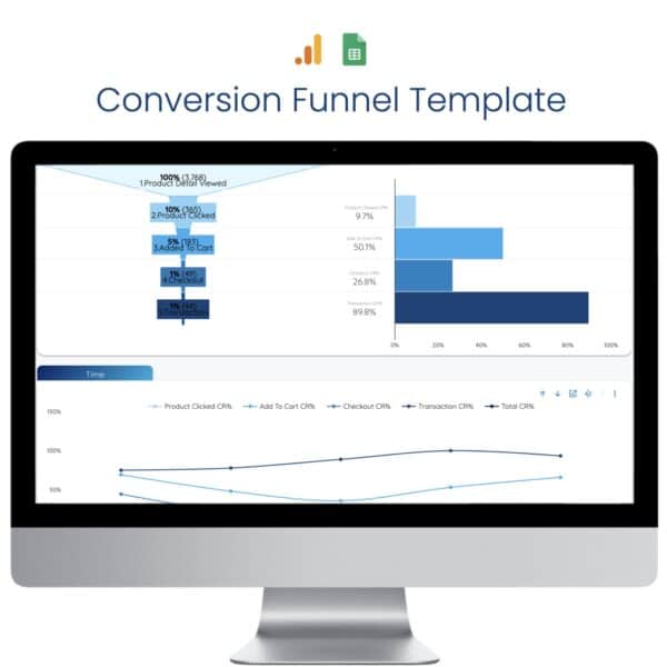 Conversion Funnel Template - Data Bloo