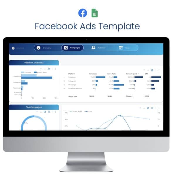 Facebook Ads Data Studio Template - Data Bloo