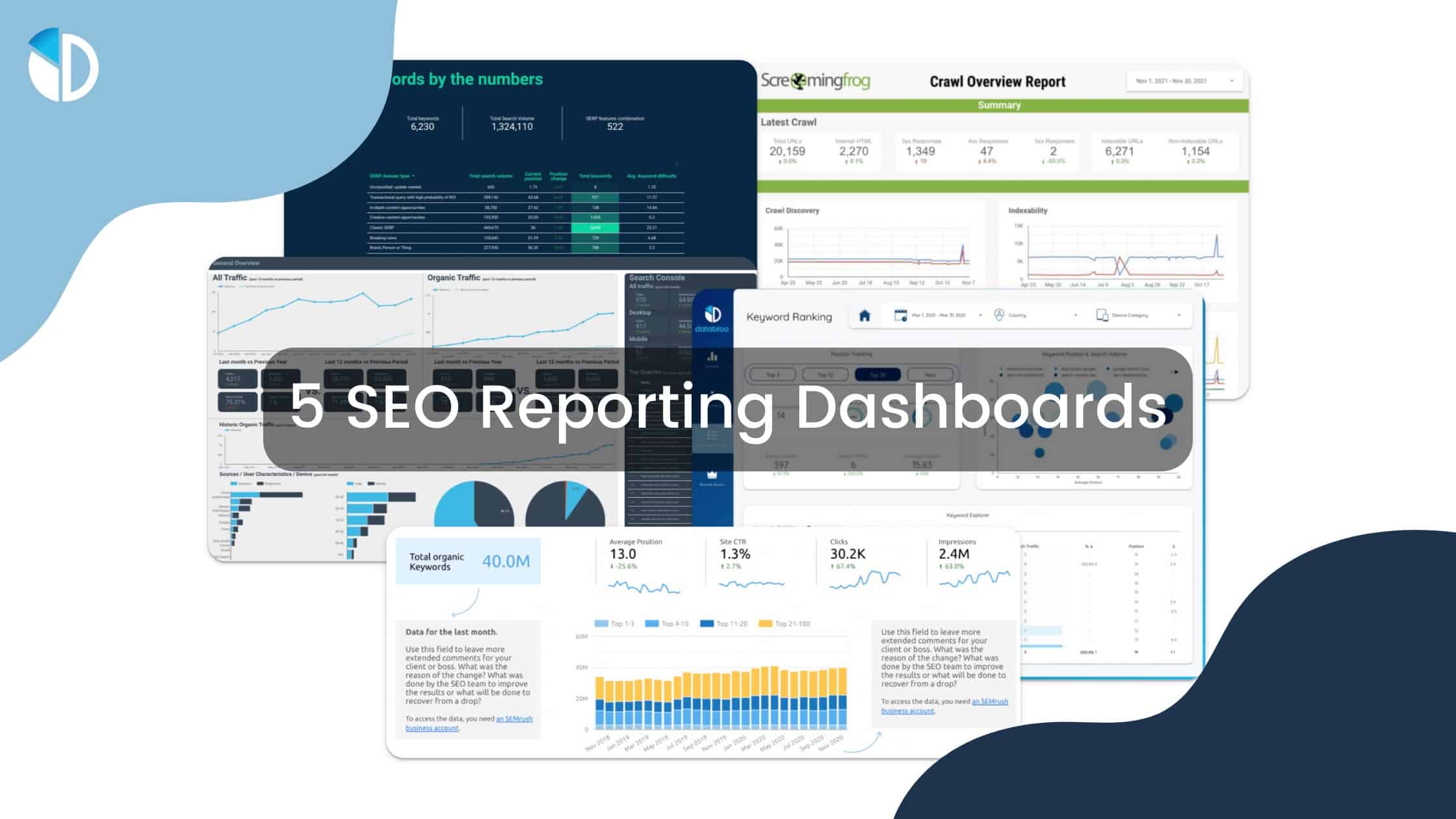 Top 5 SEO reporting dashboards you can use today - Data Bloo