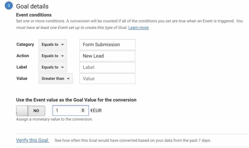 What does assigning a value to a google analytics goal enable - Data Bloo