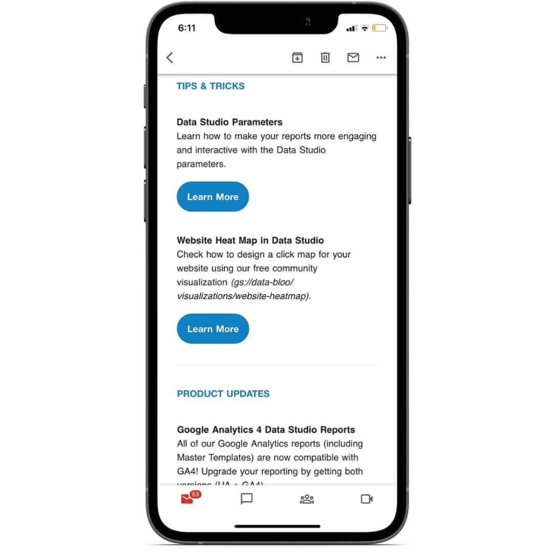 Data Bloo Topics on Mobile - Data Bloo