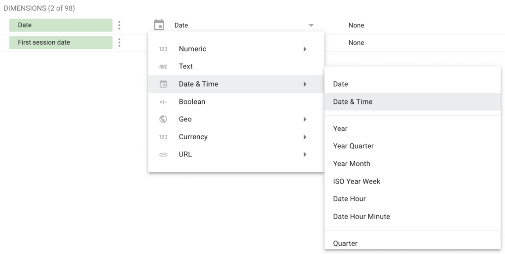 Data Studio Date Format